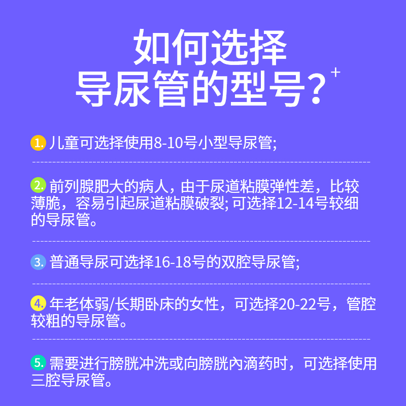 医用硅胶导尿管一次性无菌双腔三腔膀胱冲洗男用女用成人引流尿袋 - 图2