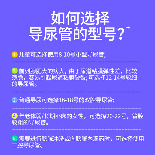 医用硅胶导尿管一次性无菌双腔三腔膀胱冲洗男用女用成人引流尿袋-图2