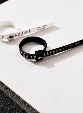 ins风戒指尺寸测量软尺