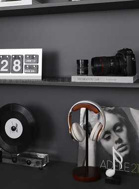 高级感轻奢书柜书架装饰品摆件