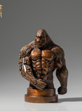 福气满满桌面装饰马摆件全黄铜