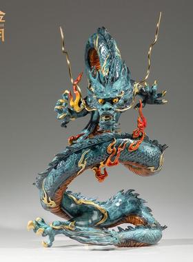 桌面工艺品黄铜新中式