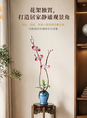 黄铜中式客厅玄关电视柜手工艺品