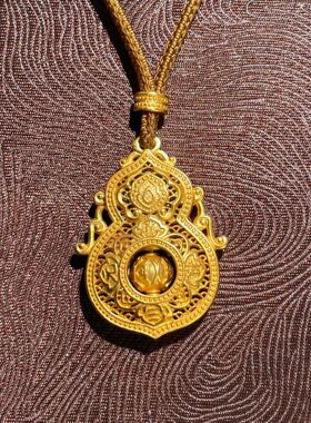 宫廷风翡翠葫芦招财转运项链