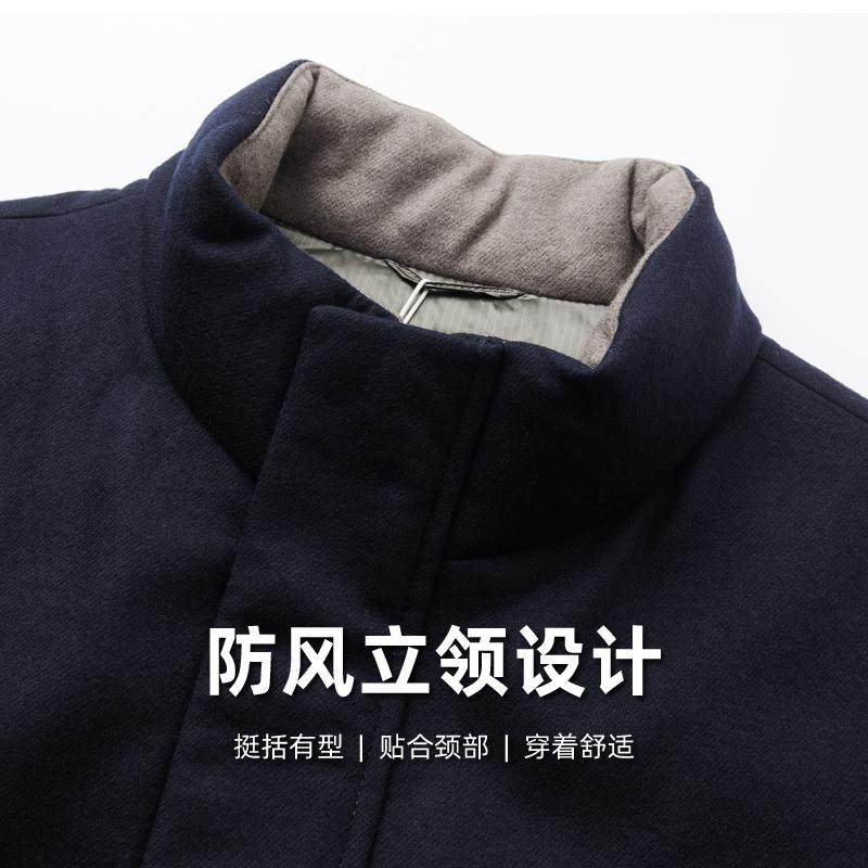 [绵羊毛]TREKTRAVEL德国飞鹰立领羽绒马甲男秋季新款商务休闲上衣,淘宝优惠券,粉丝福利购,淘宝优惠卷