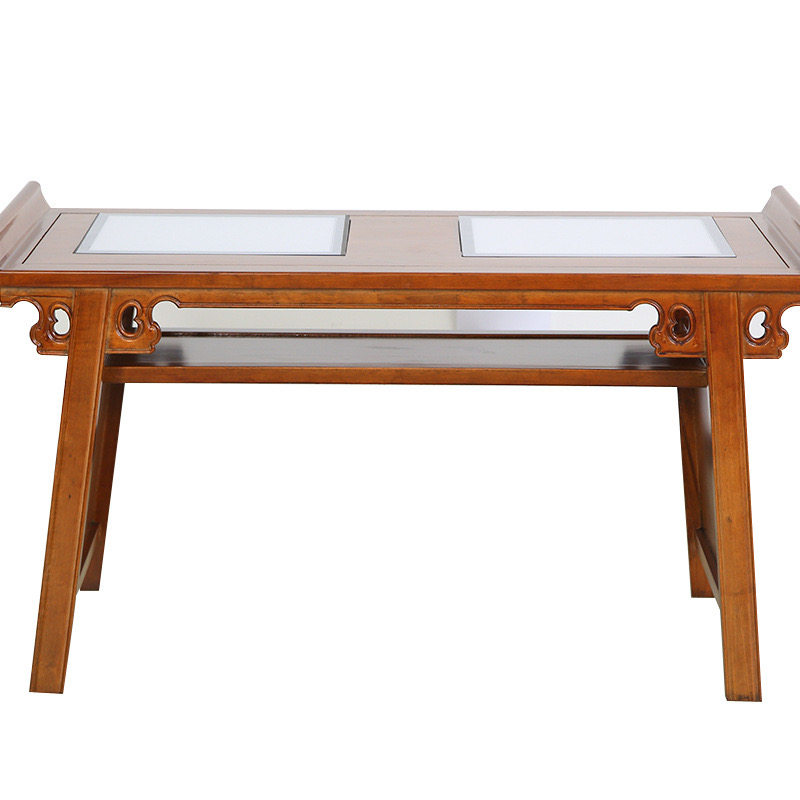定制书法临摹桌仿古练字台拷贝桌中式国学桌书画桌实木培训班课桌,淘宝优惠券,粉丝福利购,淘宝优惠卷
