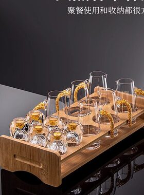 轻奢水晶玻璃红酒架乔迁礼品