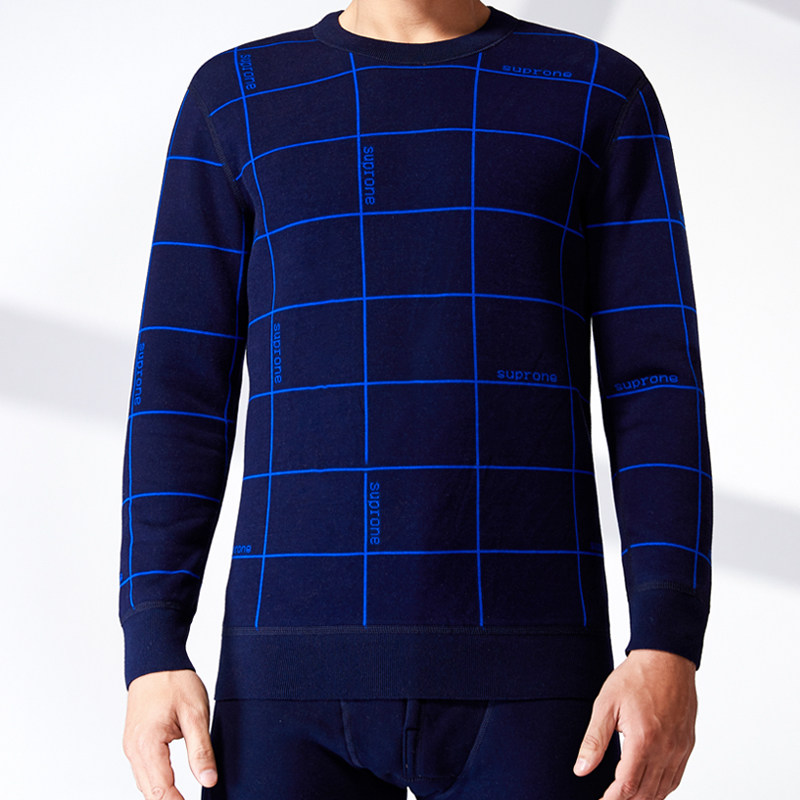 秋冬季可外穿超厚保暖内衣男士上衣 顿马保罗保暖上装