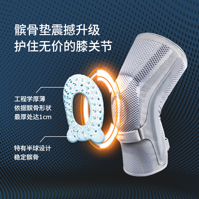 啵丽斯医用护膝套半月板韧带关节损伤滑膜炎专用运动膝盖固定支具,淘宝优惠券,粉丝福利购,淘宝优惠卷