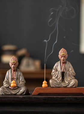 国风禅意齐天大圣孙悟空陶瓷摆件