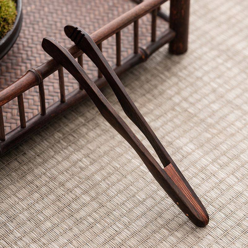 黑檀实木纯铜茶夹功夫茶具茶道零配件茶杯夹子金属镊子洗杯茶夹子,淘宝优惠券,粉丝福利购,淘宝优惠卷