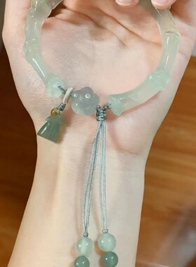 爆款竹节手链，轻奢百搭古风新款