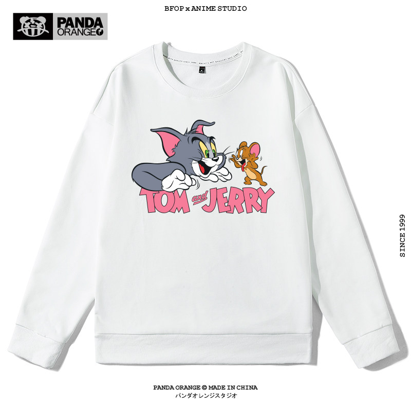 猫和老鼠联名男女潮薄款宽松卫衣 唐零卫衣