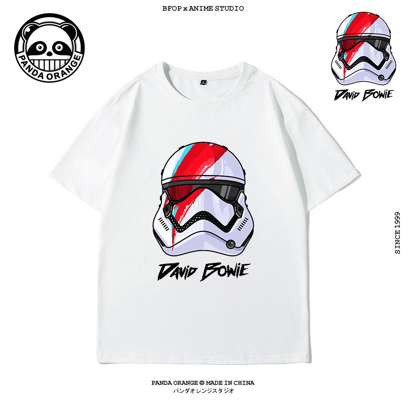 欧美潮牌david bowie摇滚t恤衫 唐零T恤