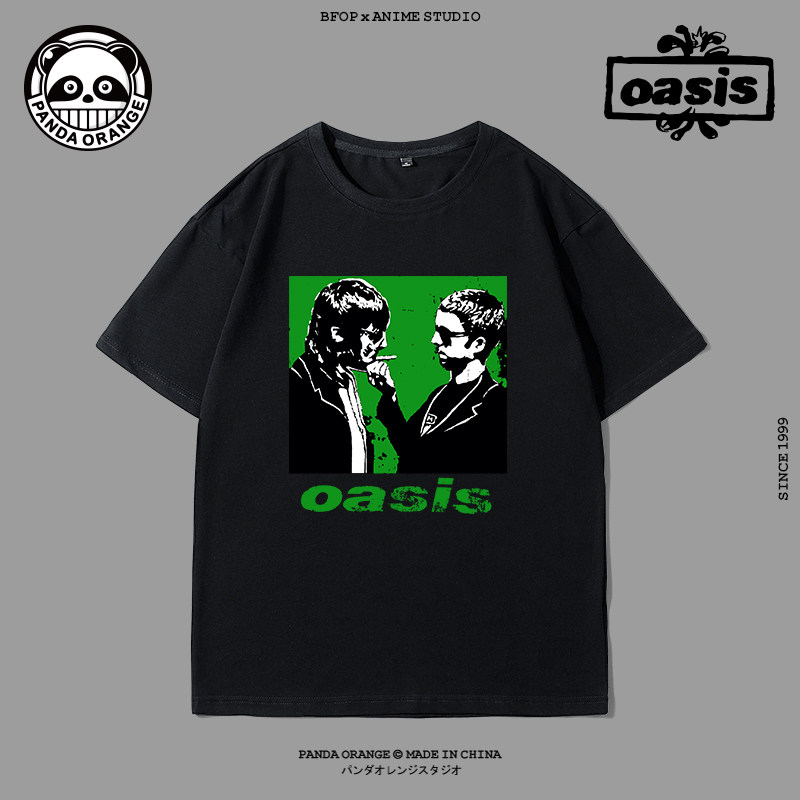 oasis摇滚短袖david bowie t恤 唐零T恤