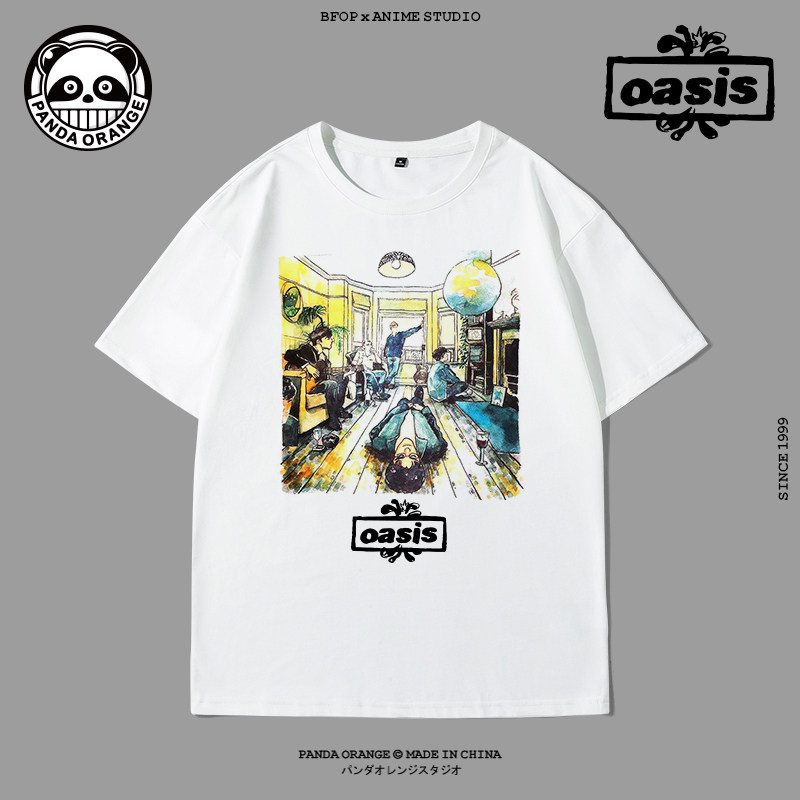oasis摇滚短袖david bowie t恤 唐零T恤