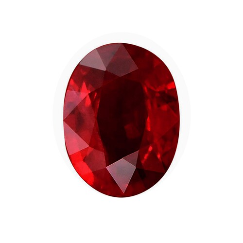 红宝石蛋形椭圆形合成红宝刚玉ruby5#尖底钻 diy镶嵌戒指耳钉吊坠 - 图3
