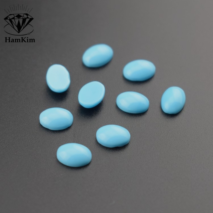 蓝松石蛋形蛋面椭圆形平底宝石裸石3*4-5*7mm素面diy镶嵌配石水晶,淘宝优惠券,粉丝福利购,淘宝优惠卷