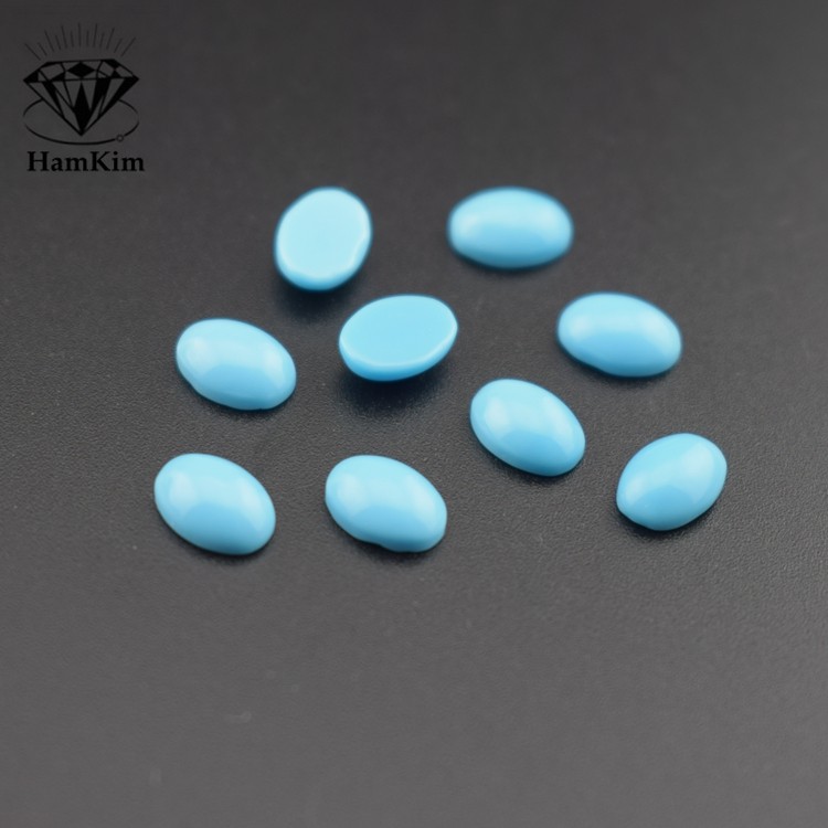 蓝松石蛋形蛋面椭圆形平底宝石裸石3*4-5*7mm素面diy镶嵌配石水晶,淘宝优惠券,粉丝福利购,淘宝优惠卷