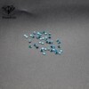 Mid-Aqua Sapphire Round Loose Diamond Zirconia