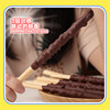 Sandwich biscuits, long strips of almonds, Korean popping candy