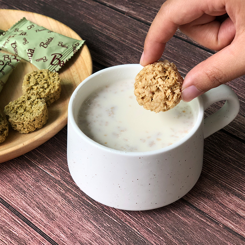 百达麦巧酥90g*3燕麦巧克力营养麦片婚庆喜糖果零食（代可可脂）-图1