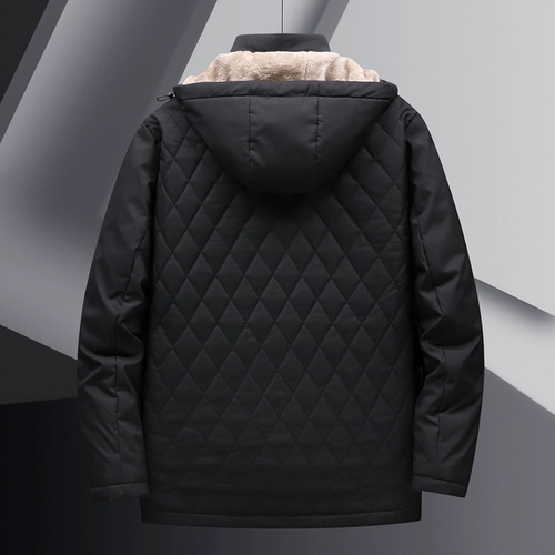 Бархатный демисезонный утепленный пуховик, куртка, изысканный стиль, для среднего возраста