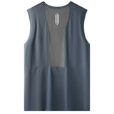 Дизайнерская летняя майка, шелковая дышащая быстросохнущая футболка без рукавов, жилет для спортзала, тренд сезона, для бега