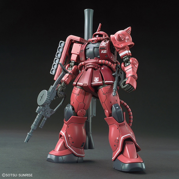 现货 万代 HG GTO 024 1/144 夏亚专用扎古2 ZAKU 红色彗星 拼装