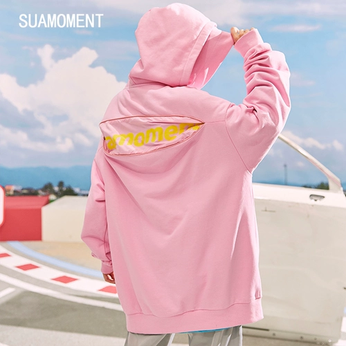 Осенняя спортивная толстовка с капюшоном для влюбленных, оверсайз