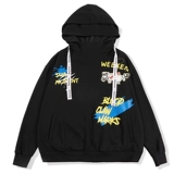 Осенняя спортивная толстовка с капюшоном для влюбленных, оверсайз