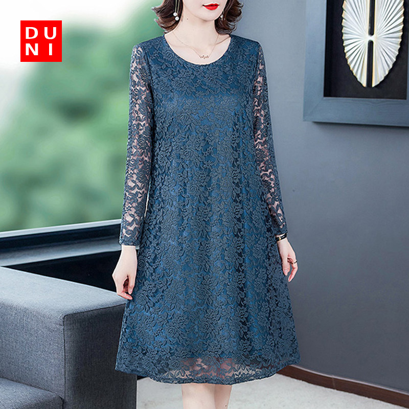 春秋季大码女装2020新款高端连衣裙 妒妮大码女装