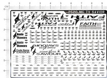 2520-702 MG TV Savior gd metal sticker