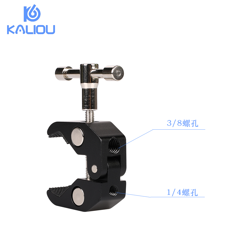 魔术手臂大号蟹钳夹金属多功能大力夹头DV摄影配件大号晶屏监视器