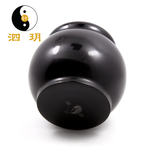 泗玥 泗滨砭石火罐 3A 大号拔罐器 砭石拔罐 家用火罐 玄黄砭石 - 图1