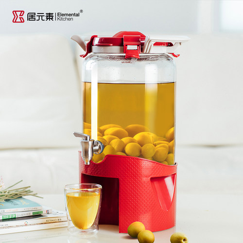 青梅汁罐子青梅酒瓶杨梅泡酒玻璃瓶酵素桶家用密封罐泡酒罐果酒瓶 - 图3