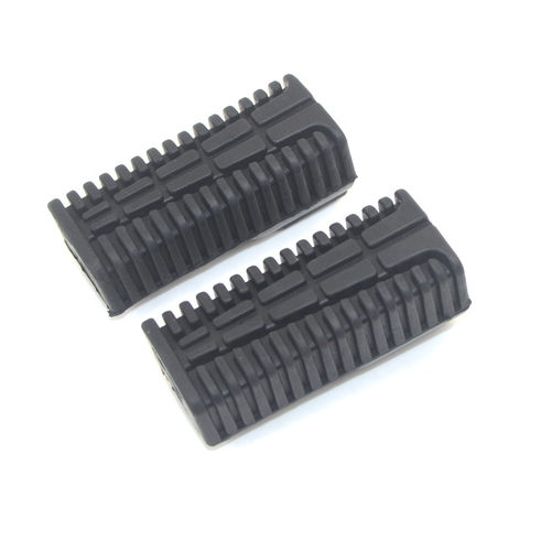 适用雅马哈弯梁摩托车配件LYM110-2-3禧发C8前脚踏胶 放脚垫搁脚 - 图0