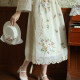 Face art hand embroidery suit French forest style ສາວ