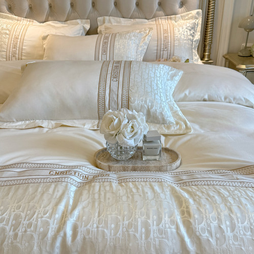 A类母婴级120支长绒棉全棉纯棉四件套轻奢高级感被套床单床上用品 - 图2