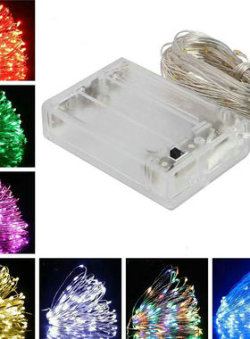 LED太阳能铜线庭院露营氛围灯