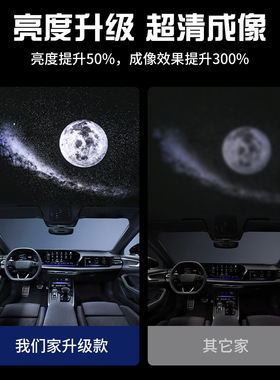USB车载星河月球投影灯