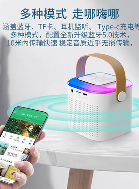 Y1户外便携蓝牙音箱K歌一体机