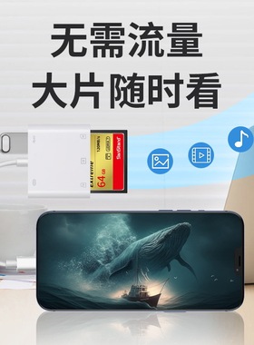CF/TF/SD/U盘硬盘外接读卡器