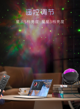 创意太空人星河投影夜灯