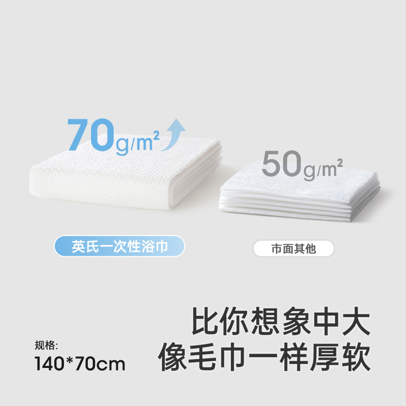 英氏婴儿宝宝加厚一次性浴巾压缩毛巾加大旅行用品便携吸水毛巾,淘宝优惠券,粉丝福利购,淘宝优惠卷