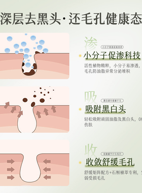 清洁泥膜控油收毛孔去黑头清油痘