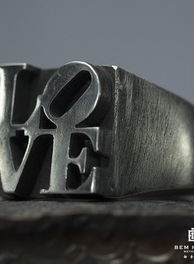 白木黑冰原创设计手工女男银饰