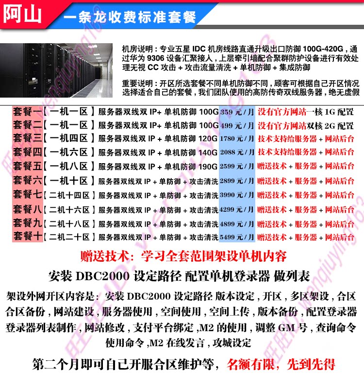 传奇开服表传奇教程一条龙服务器广告开服开区套餐单机局域外网微端修改教程