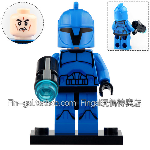 PG8287星球大战暴风兵克隆白兵暴风兵暗影守卫积木人仔儿童玩具 - 图2