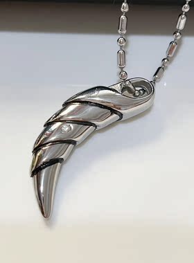 霸气火焰项链男生潮钛钢个性潮人项坠毛衣链复古吊坠男士韩版饰品